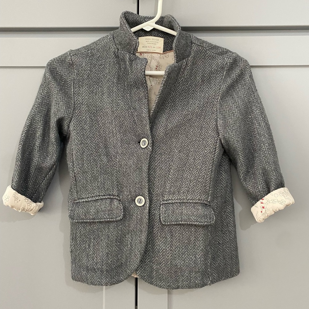 Girls Zara Gray Blazer